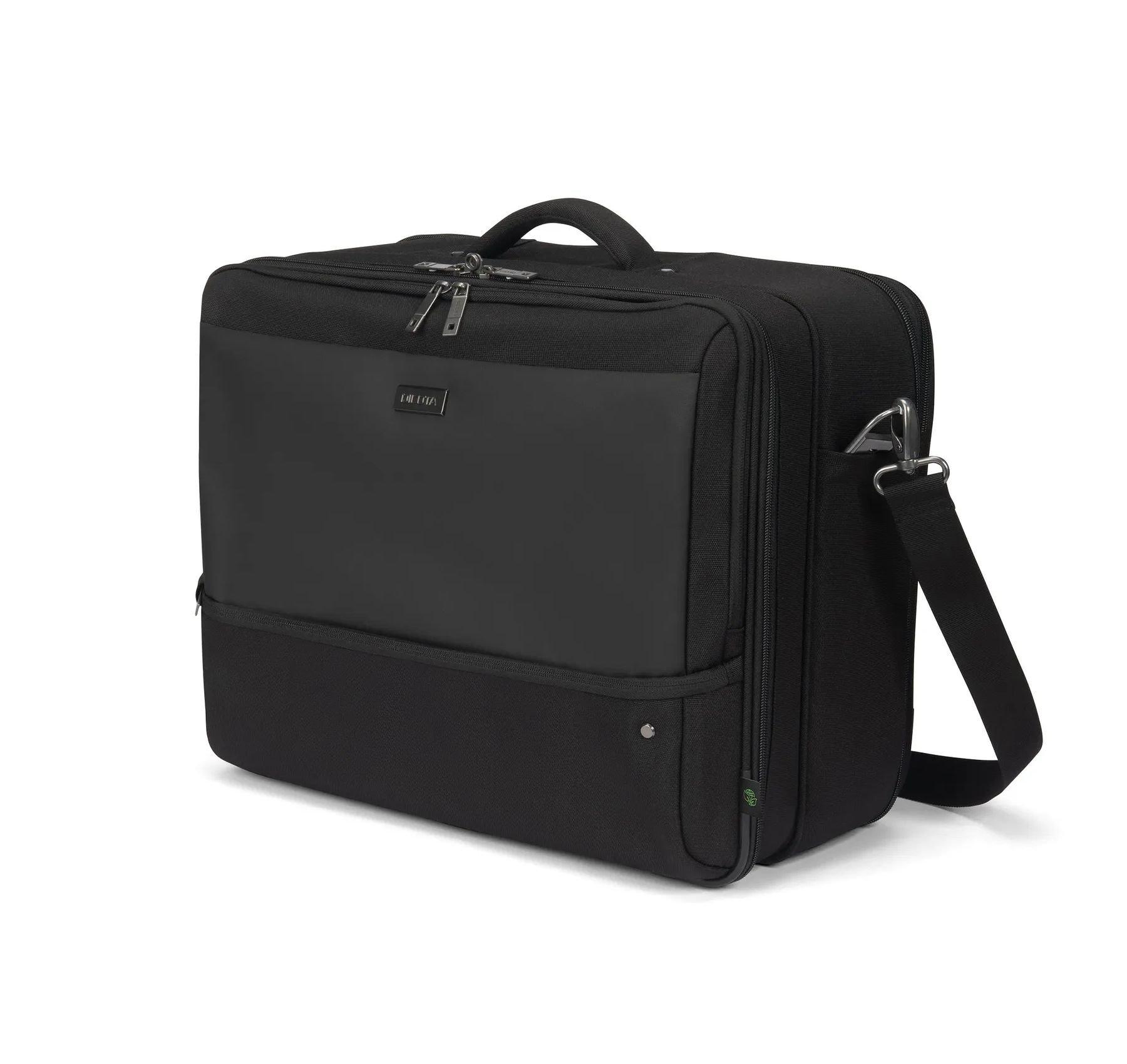 Dicota Multi Twin FIVE Laptop Case, 15-17.3 Inch, D32164-RPET - Black
