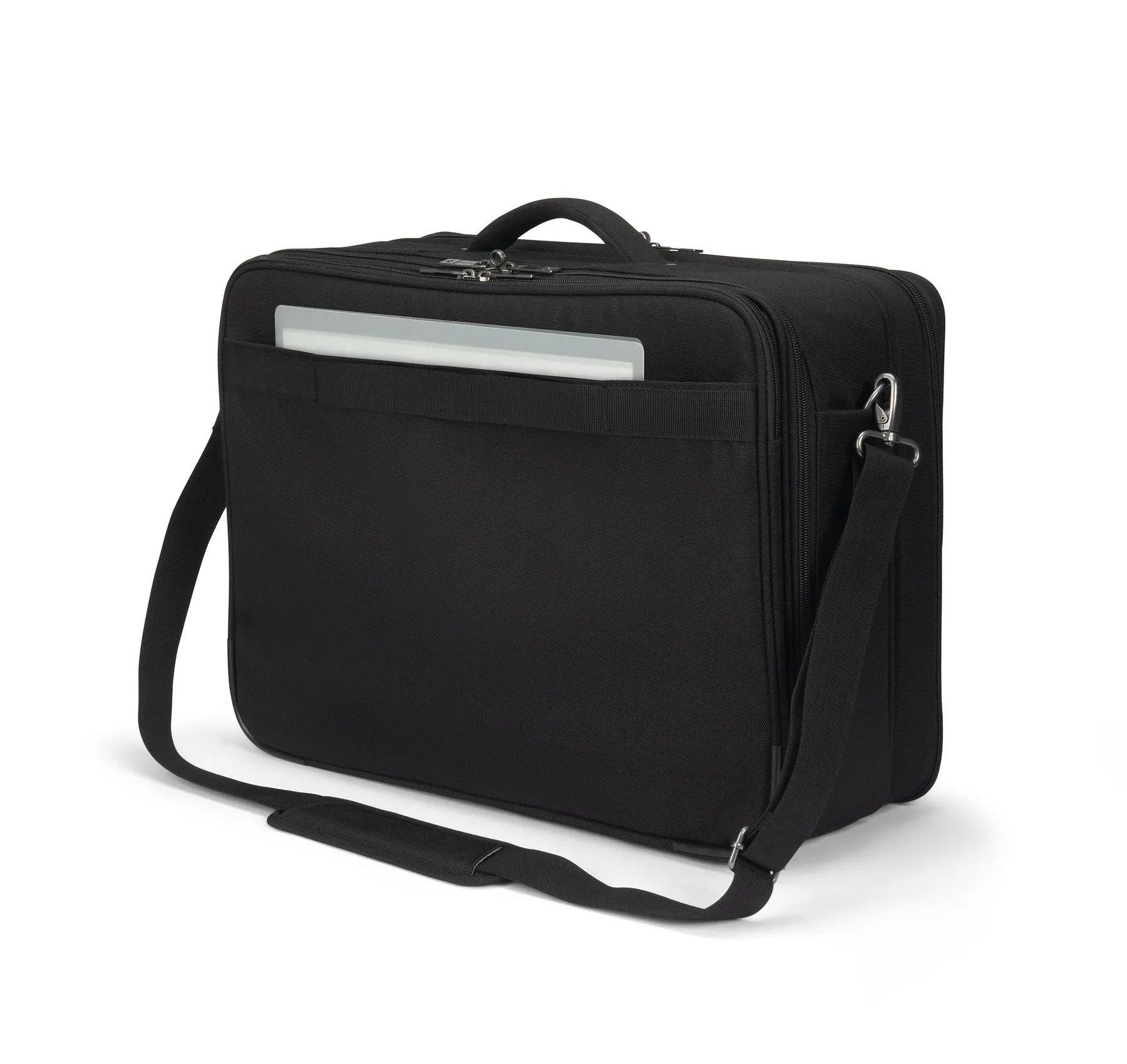 Dicota Multi Twin FIVE Laptop Case, 15-17.3 Inch, D32164-RPET - Black