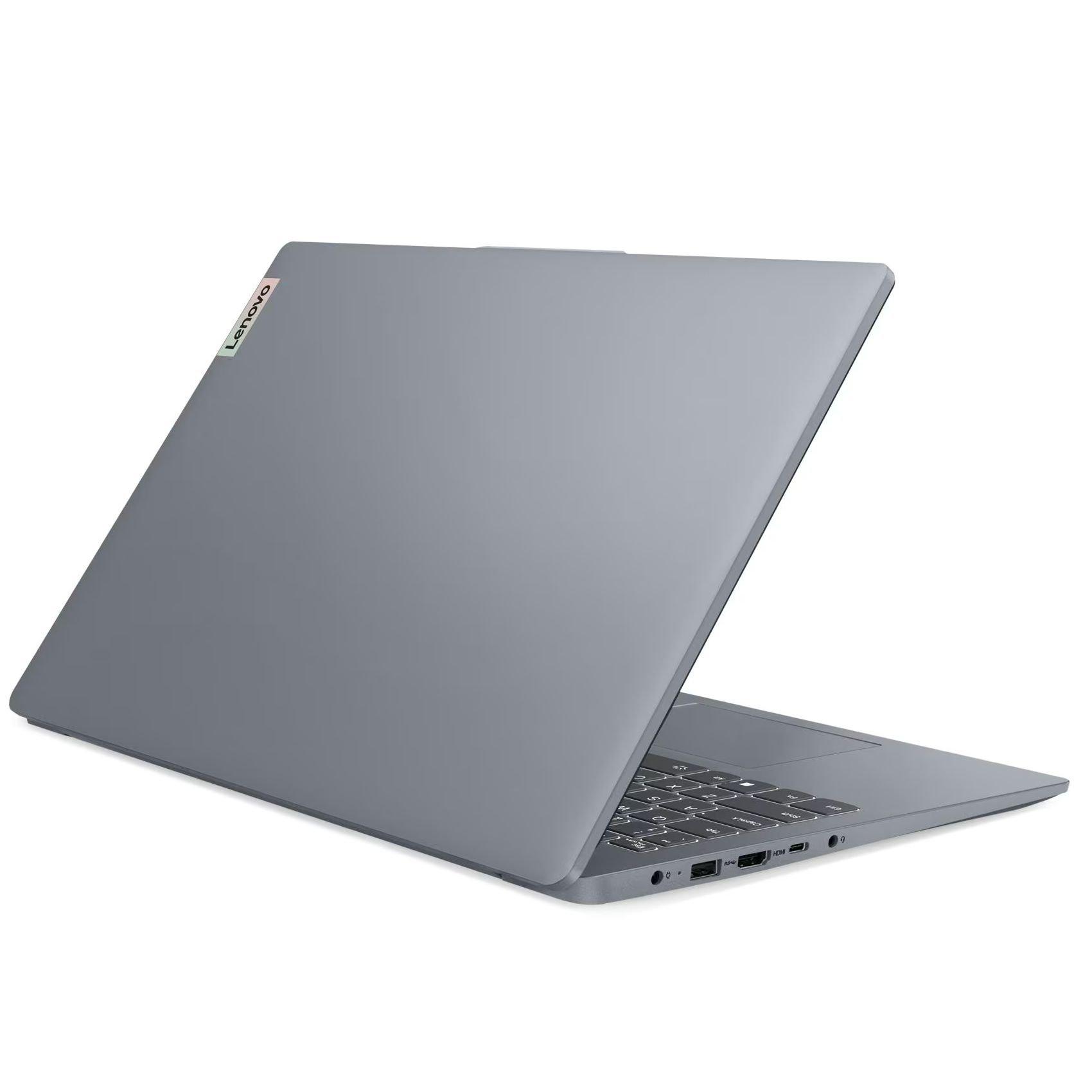 Lenovo IdeaPad Slim 3 15AMN8 Laptop, AMD Ryzen 5, 16GB, 512GB, Integrated AMD Radeon, IPS 15.6 Inch FHD, Windows 11 Home, 82XQ00PLAX - Grey
