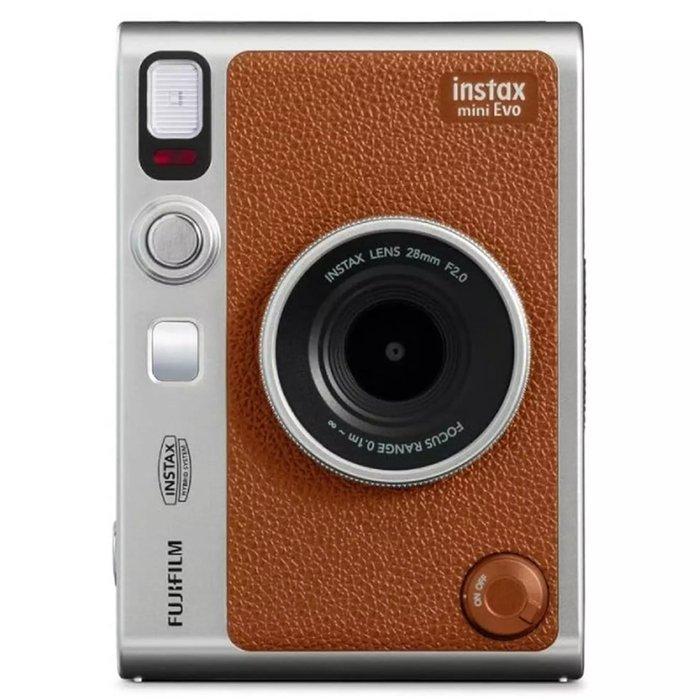 Fuji Mini Evo Instant Print Digital Camera - Brown