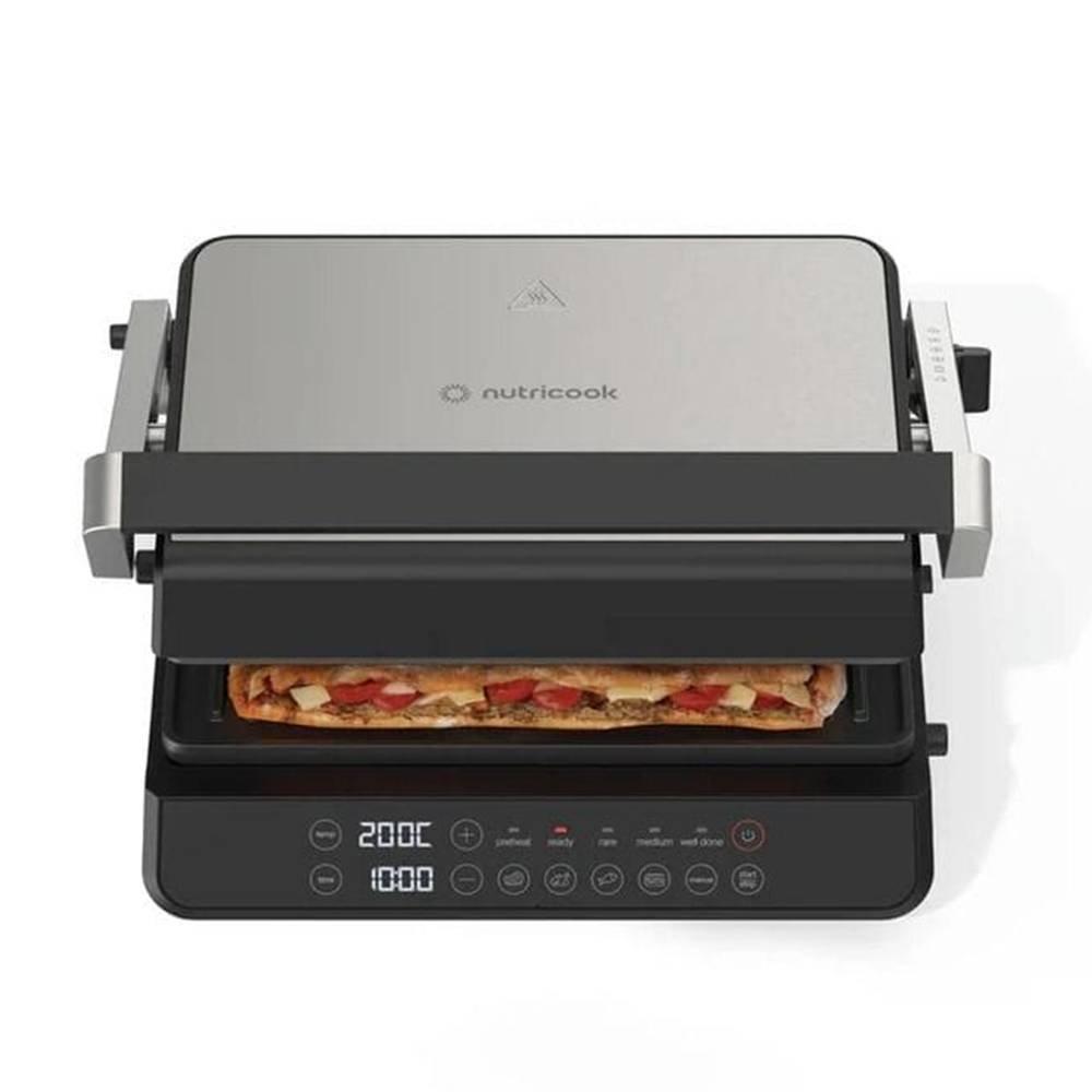 NutriCook Contact Grill, 2000W, CG240 - Black & Silver 