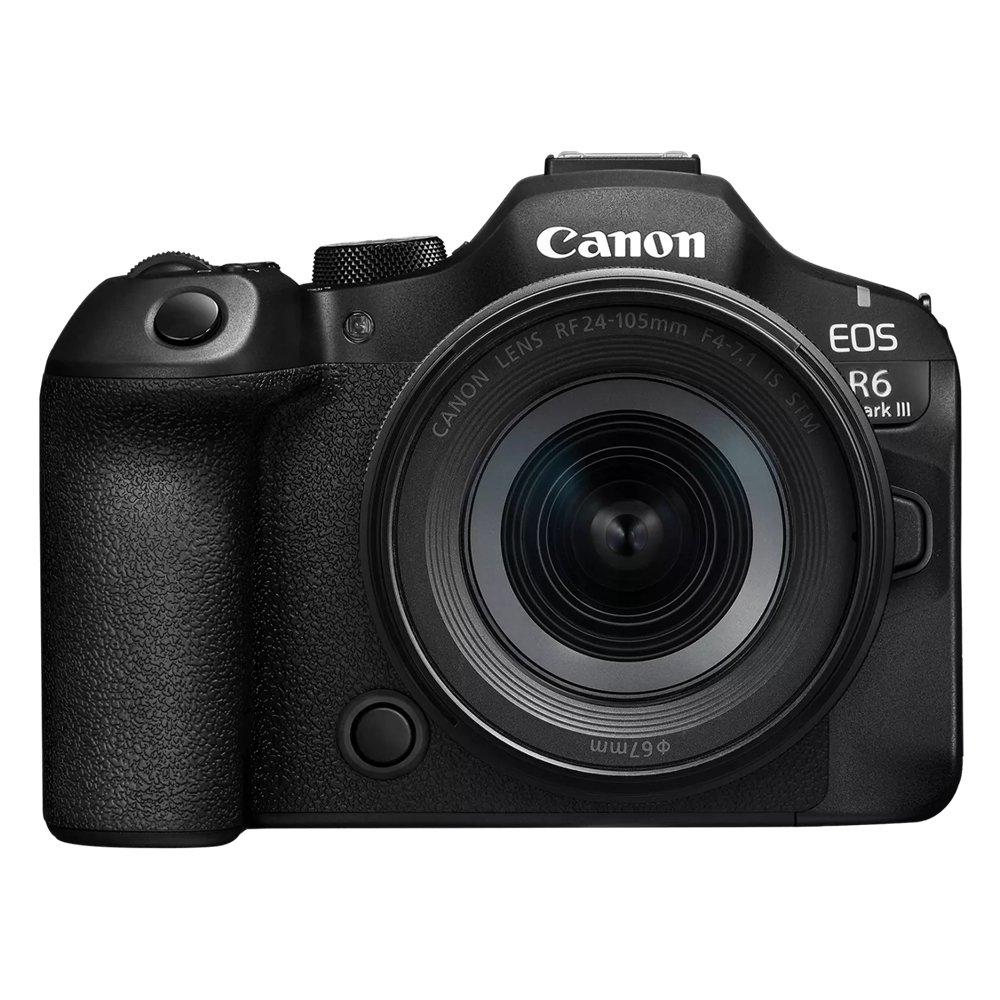 Canon EOS R6 Mark III Camera with RF24-105mm F4-7.1 STM Lens - Black