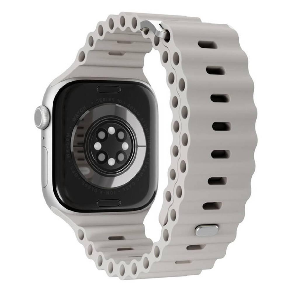 Vonmählen Wave Band 2 for Apple Watch 44/45/46/49 mm, AWS00120 - Cream
