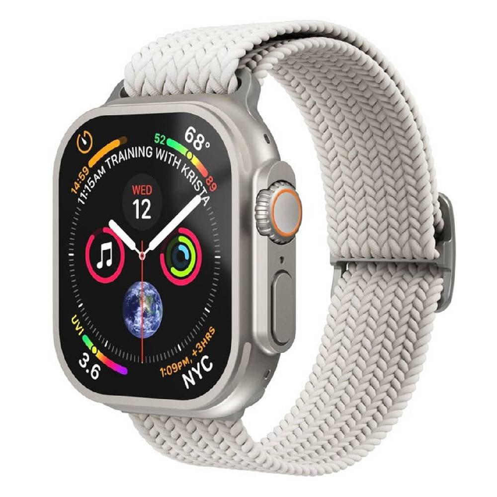 Vonmählen Woven Loop for Apple Watch 44/45/46/49 mm, AWS00158 - Cream