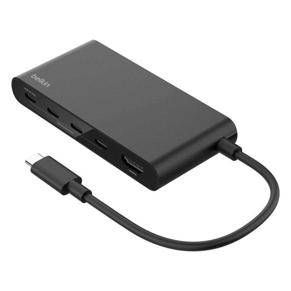 Belkin 5-Port 100W USB-C Hub, AVC021HQBK – Black