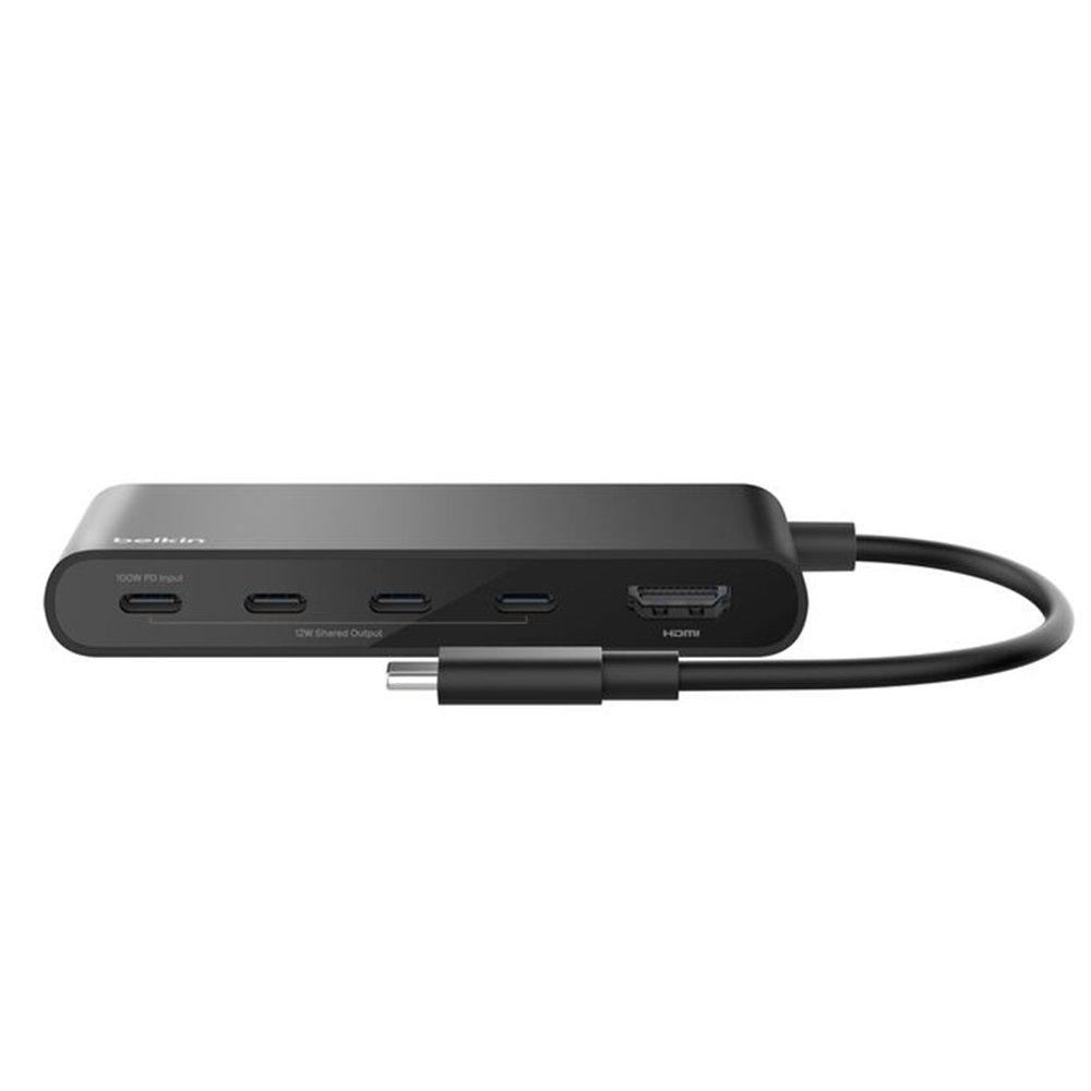 Belkin 5-Port 100W USB-C Hub, AVC021HQBK – Black