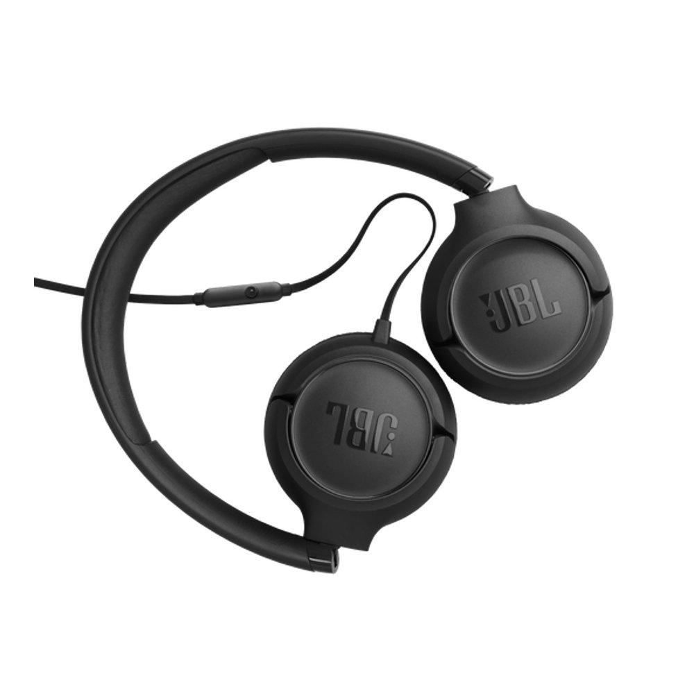 JBL Tune 530 Wired Headphones, JBLT530BLK - Black  