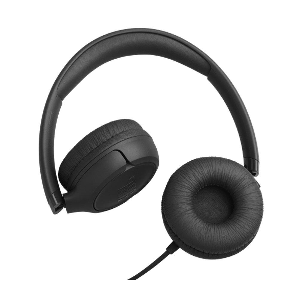 JBL Tune 530 Wired Headphones, JBLT530BLK - Black  