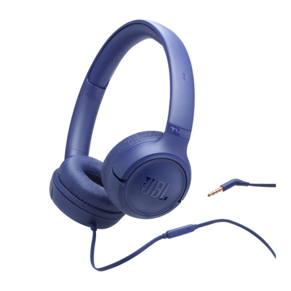 JBL Tune 530 Wired Headphones, JBLT530BLU - Blue
