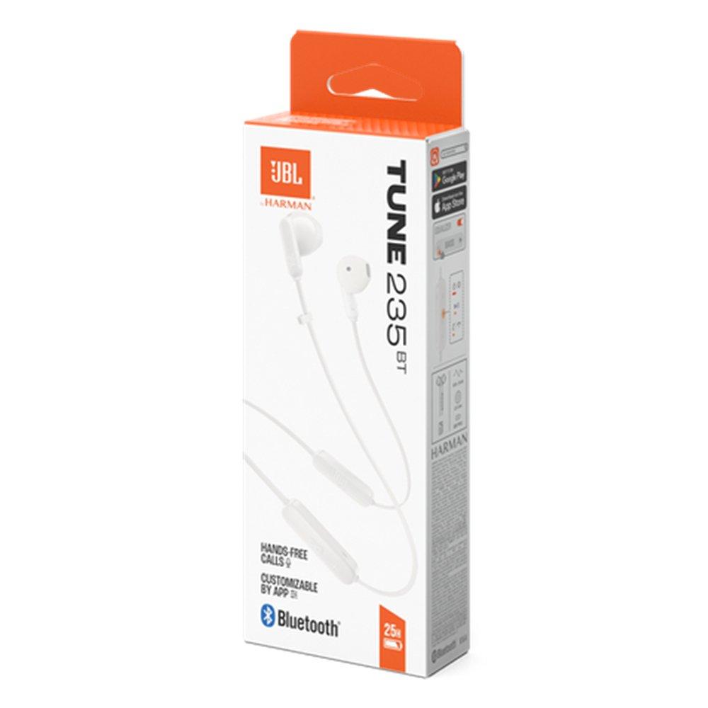 JBL Tune Wireless Headphones, JBLT235BTWHT -  White