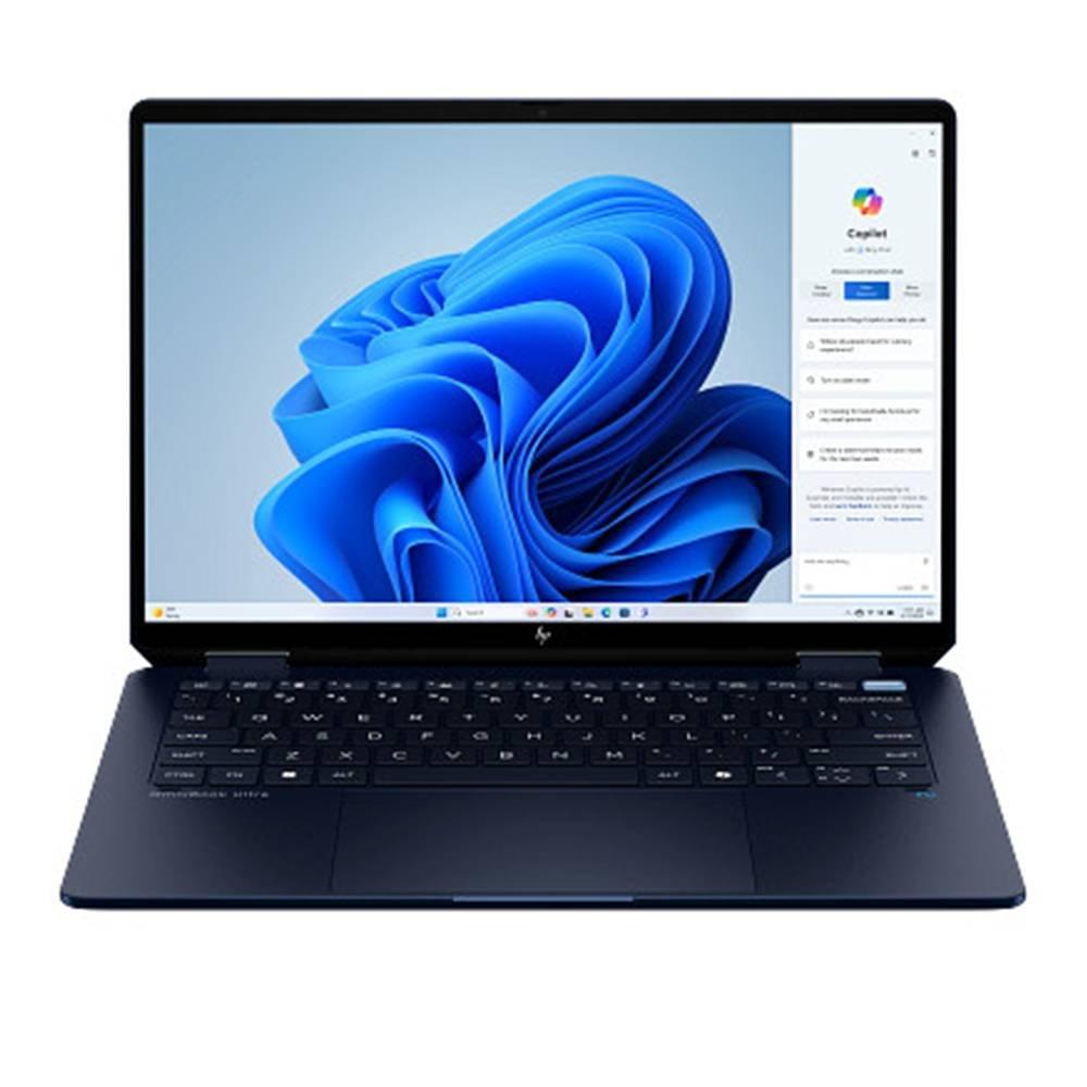 لابتوب أومني بوك الترا فلب اتش بي، معالج إنتل كور الترا 7  -258 في، ذاكرة وصول عشوائي دي دي ار5 سعة 32 جيجابايت، قرص صلب اس اس دي سعة 1 تيرابايت، تقنيةإنتل  ايه ار سي ، شاشة او ال اي دي مقاس 14 بوصة، نظام التشغيل  ويندوز 11 هوم، موديل 14-FH0020NE - أزرق  