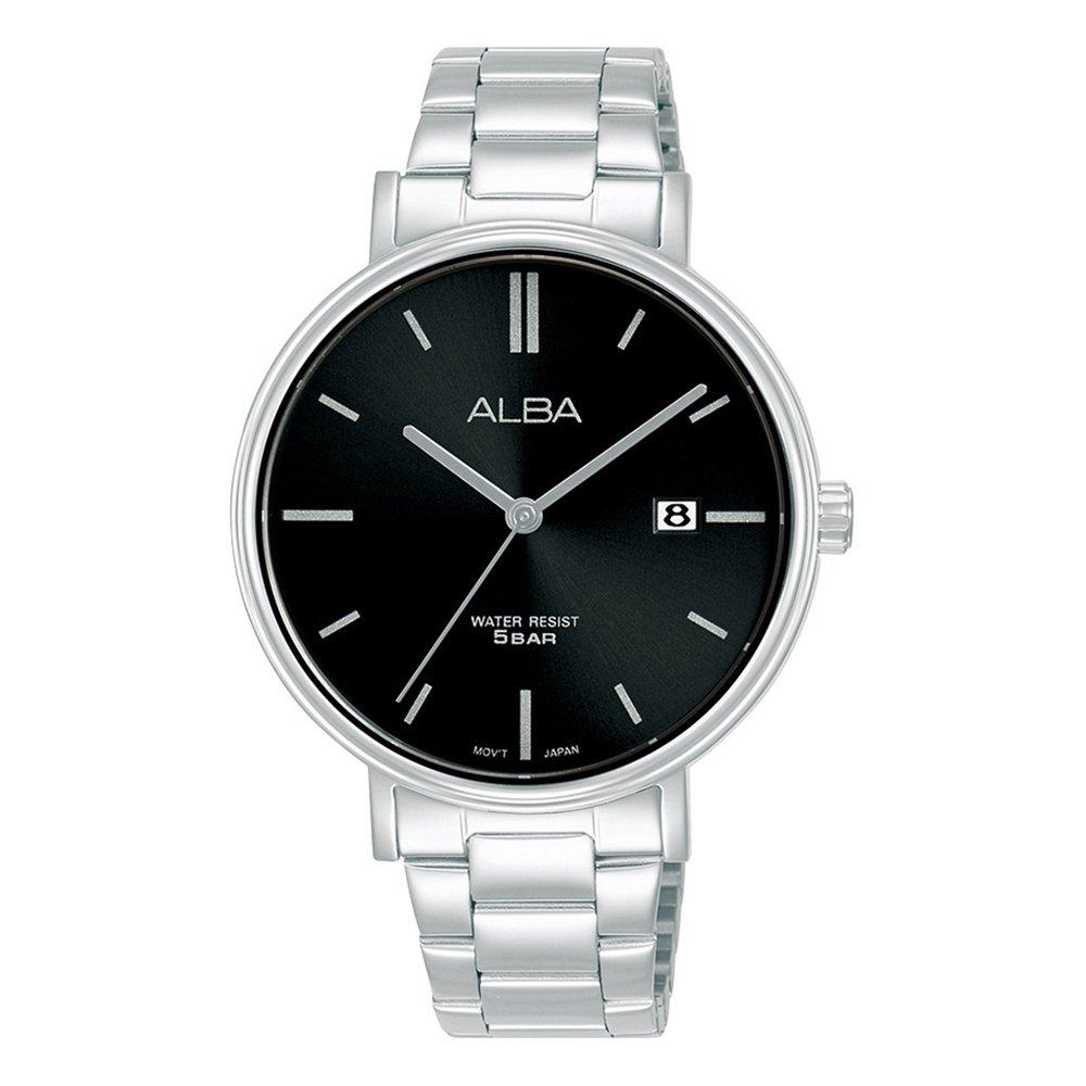 Alba Active Men's Watch + Alba Fashion Watch for Women, Analog, Stainless steel Band, Bundle, SET ALBA 10