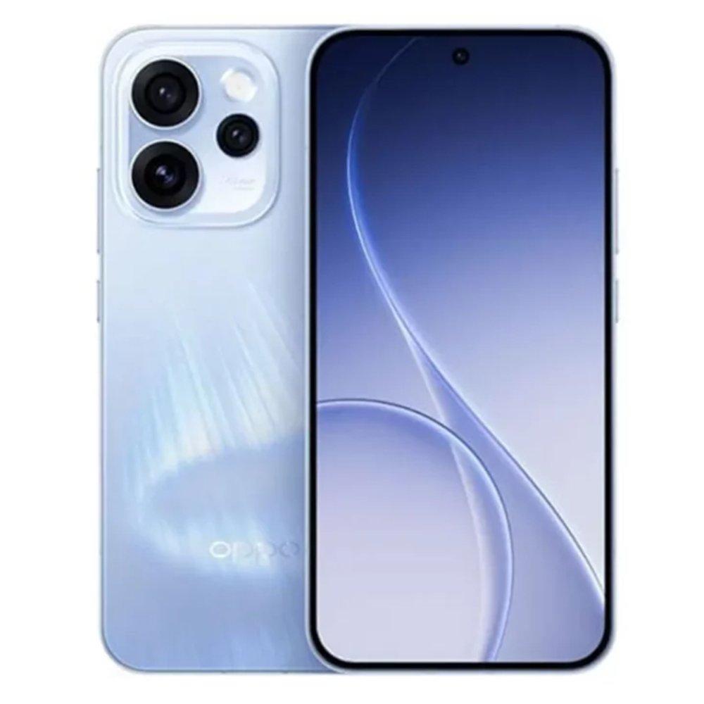 Oppo Reno 15F 5G phone, 6.57-inch screen, 12GB RAM, 512GB storage - Aurora Blue