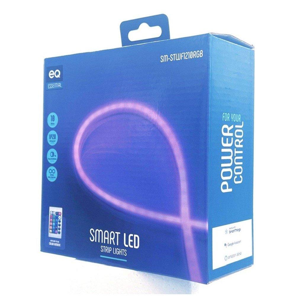 EQ Screen Spray Cleaning Kit + RGB Strip Kit with Wi-Fi and Remote + HDMI Cable, Bundle, EQACCPKG