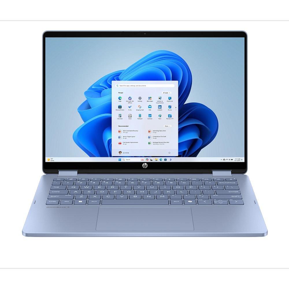 HP OmniBook 5 Flip Laptop, Intel Core i5, 16 GB, 512 GB, Integrated Intel Graphics, 14 Inch IPS, Windows 11 Home - Sky Blue