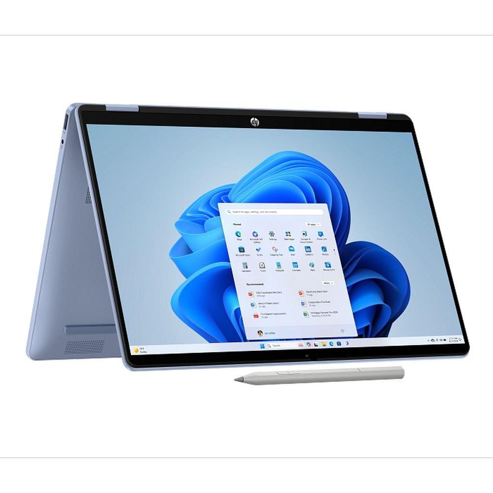 HP OmniBook 5 Flip Laptop, Intel Core i5, 16 GB, 512 GB, Integrated Intel Graphics, 14 Inch IPS, Windows 11 Home - Sky Blue