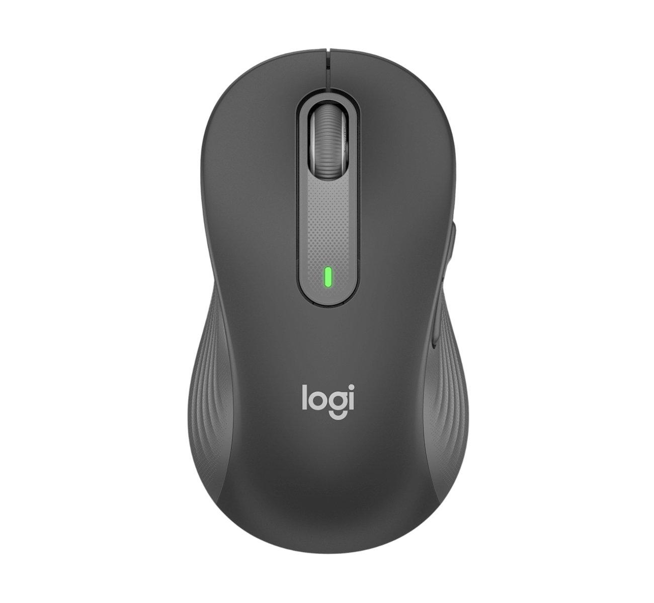 Logitech Signature M650 Wireless Mouse, Left-Handed, 4000 DPI, Optical Sensor - Grey