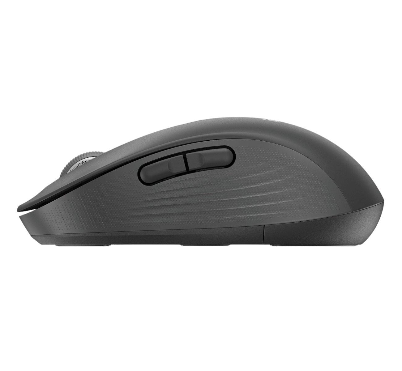 Logitech Signature M650 Wireless Mouse, Left-Handed, 4000 DPI, Optical Sensor - Grey