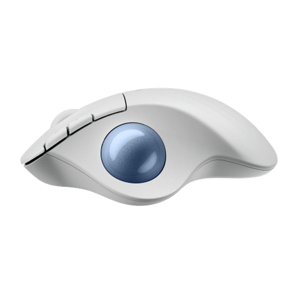 Logitech  M575S Wireless Trackball Mouse, 910-007030 - Off White 