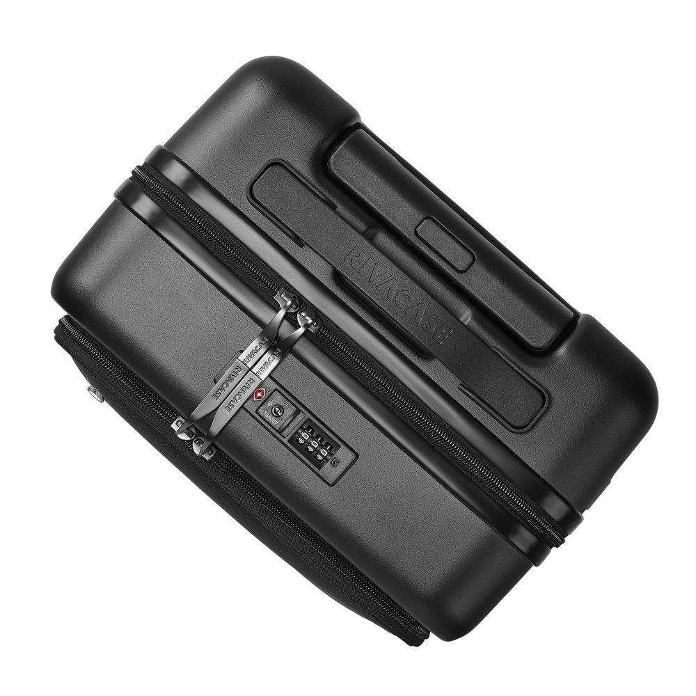 Riva Clarck Cabin Luggage, 20 inch, 8181 - Black