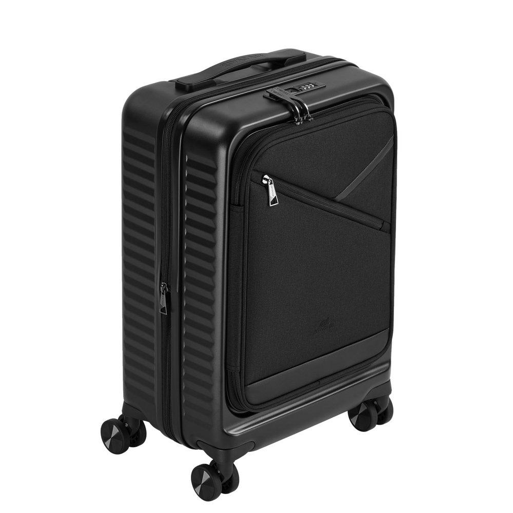 Riva Clarck Cabin Luggage, 20 inch, 8180 - Black