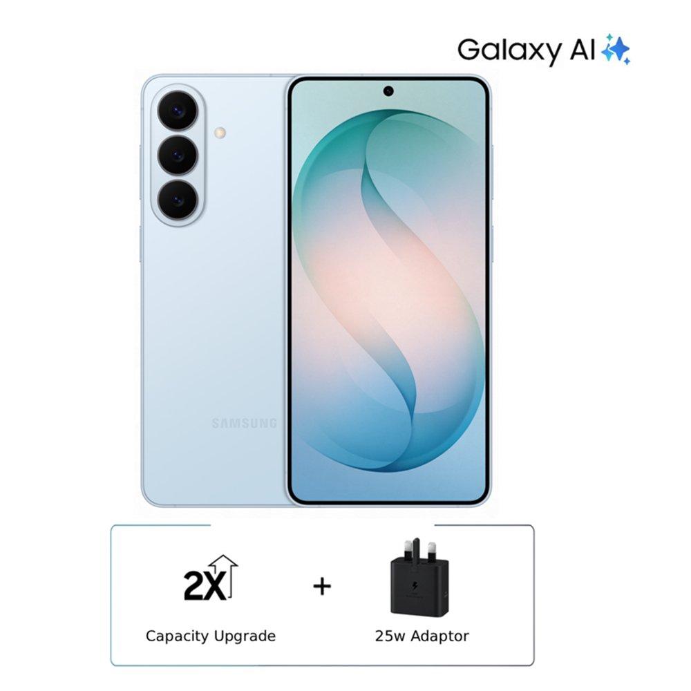 Pre Order Samsung S26 5G Phone, 6.3”, 12GB, 512GB (256x2) - Blue