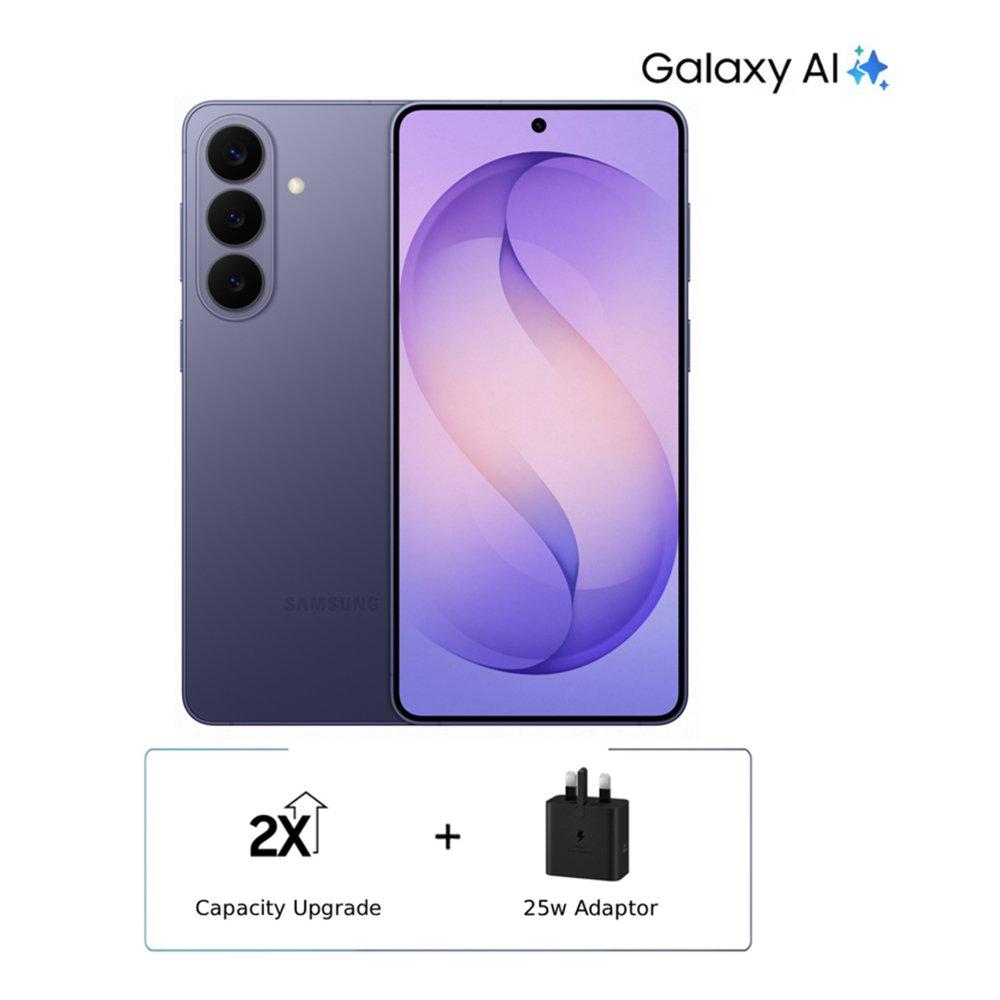 Pre Order Samsung S26 5G Phone, 6.3”, 12GB, 512GB (256x2) - Violet