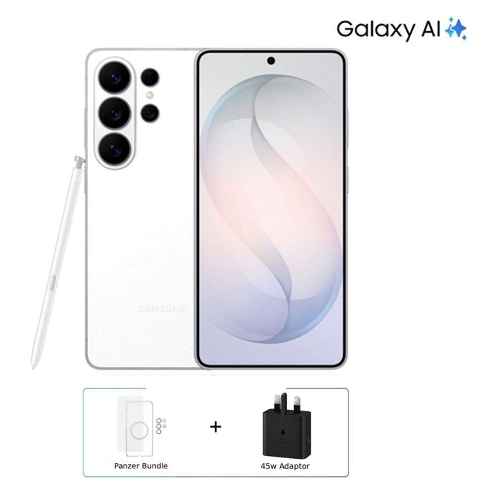 Pre Order Samsung S26 Ultra 5G Phone, 6.9”, 16GB, 1TB (512x2) - White