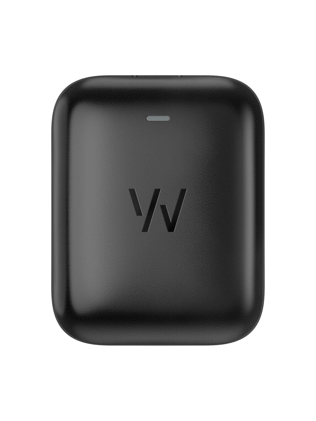 شاحن لاسلكي قابل للتثبيت من وب باورباك، متوافق مع أجهزة التتبع ون–بيك–لايف، - أسود