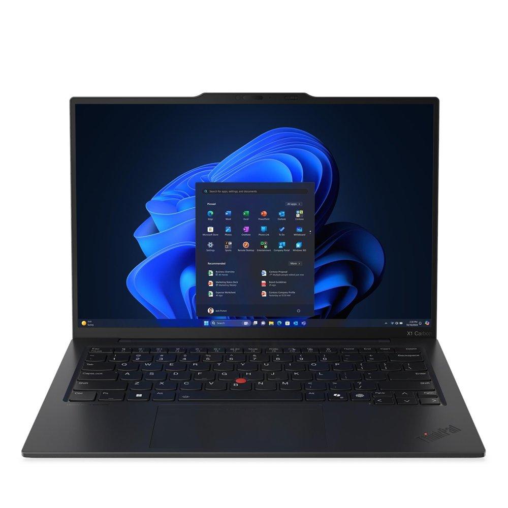 Lenovo ThinkPad X1 Carbon Gen 13 Laptop, Intel Core Ultra 7, 32GB, 1TB SSD, Integrated Intel Arc Graphics, 14" WUXGA, Windows 11 Pro, 21NS00L0GR - Black