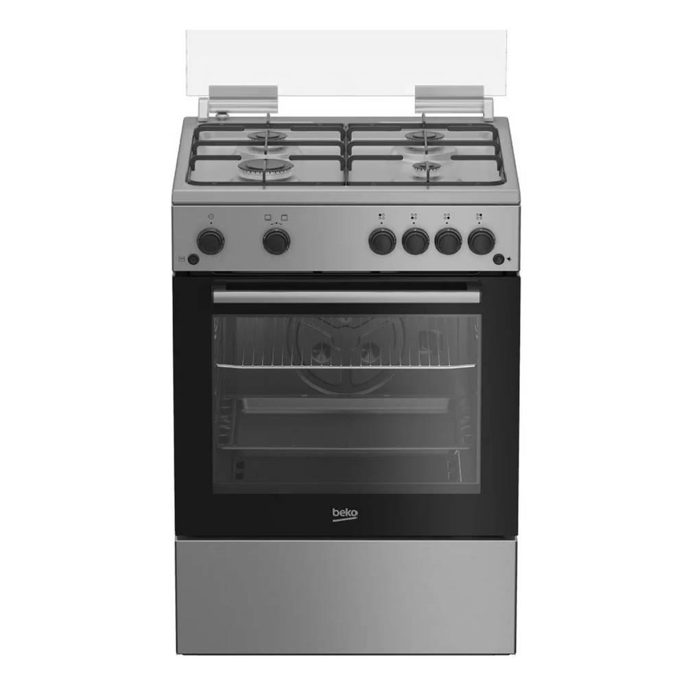 مجموعة بيكو من غسالة ومجفف ملابس ذو التحميل الأمامي + ثلاجة بفريزر علوي + موقد غاز، RDNG49+WD85+FBG621