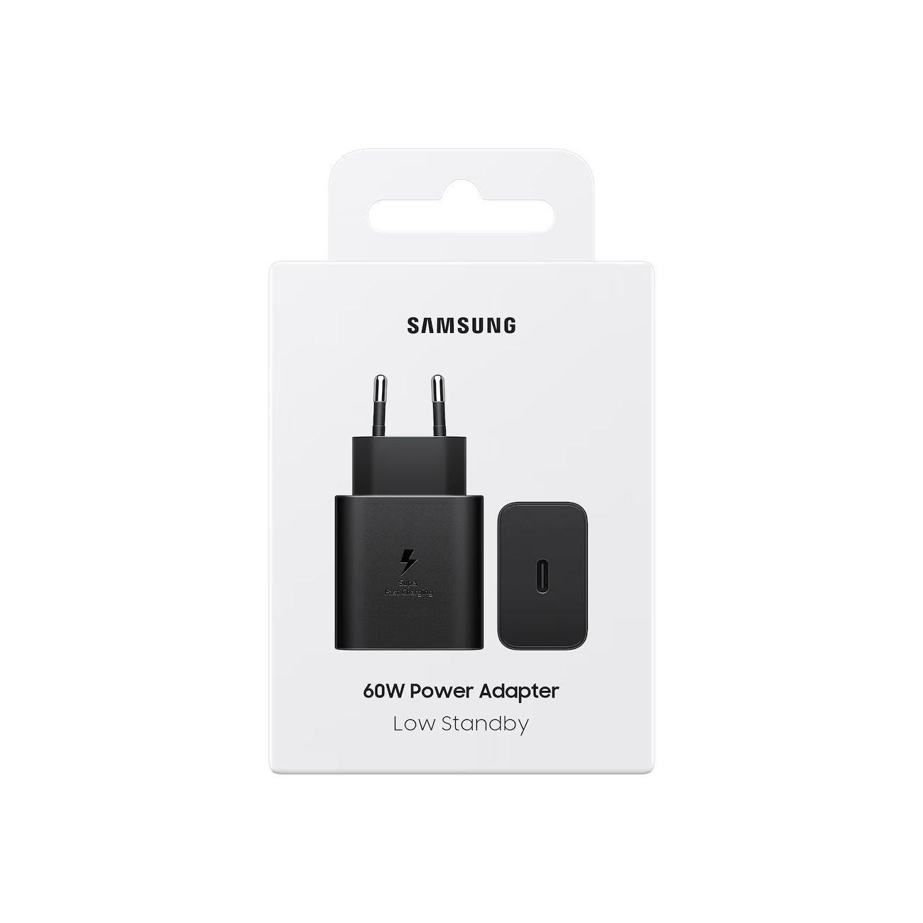 Samsung 60W Power Adapter Wall Charger, Super Fast Charging, EP-T6010NBEGAE - Black