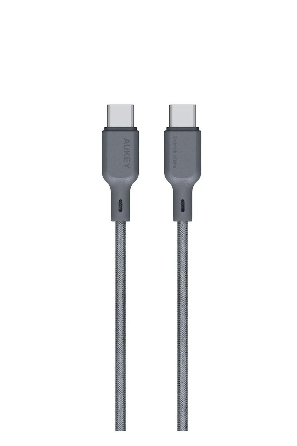 أوكي Aukey Circlet Blink Charging Cable 1 8m Braided usb-c