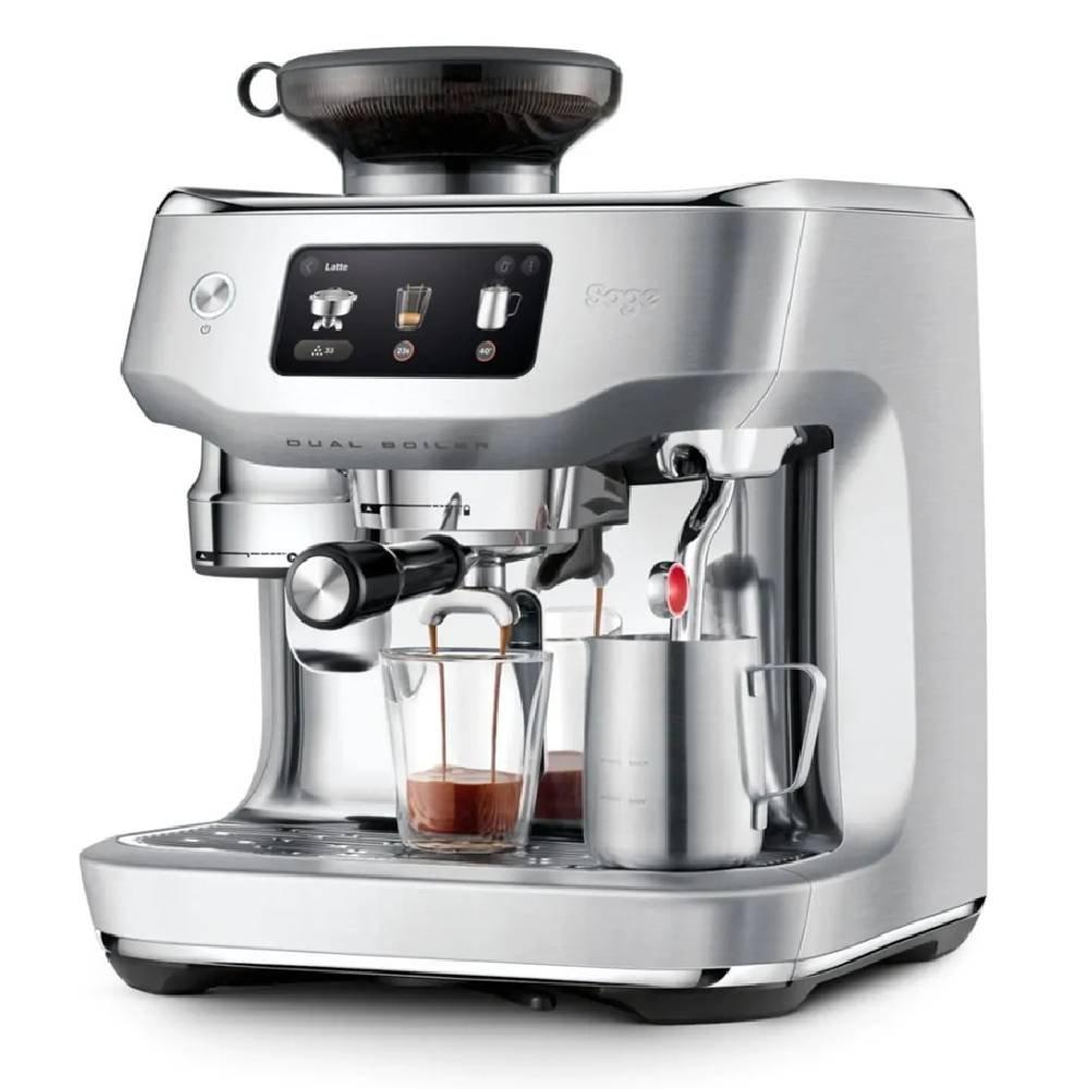 Sage Oracle Dual Boiler Coffee Maker, 2.3L, SES995BSS4GUK1 - Stainless Steel