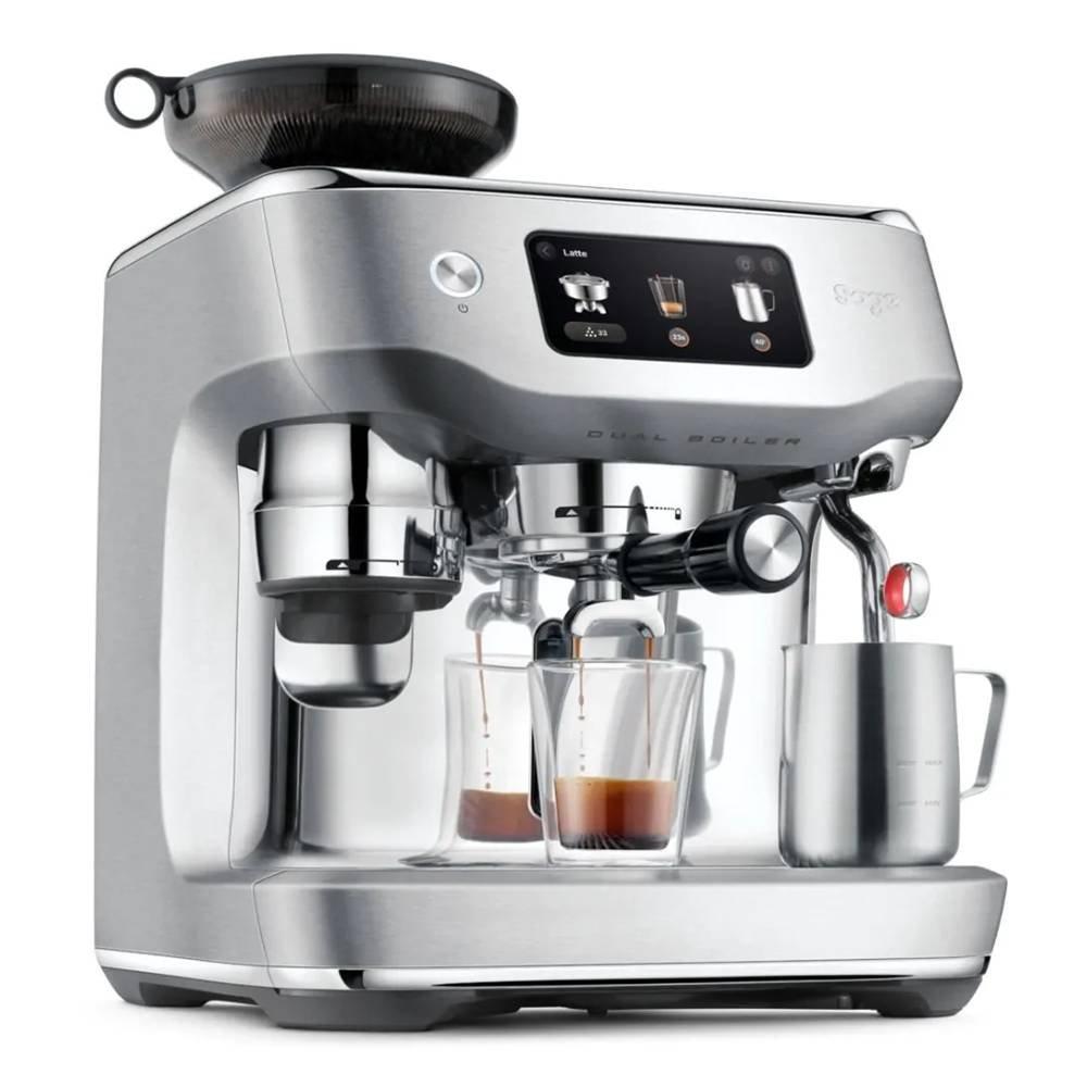 Sage Oracle Dual Boiler Coffee Maker, 2.3L, SES995BSS4GUK1 - Stainless Steel