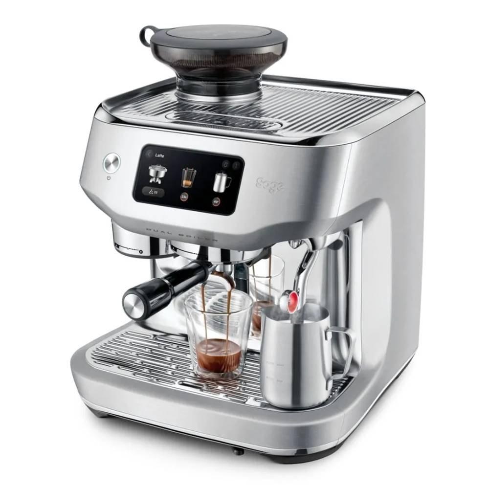 Sage Oracle Dual Boiler Coffee Maker, 2.3L, SES995BSS4GUK1 - Stainless Steel