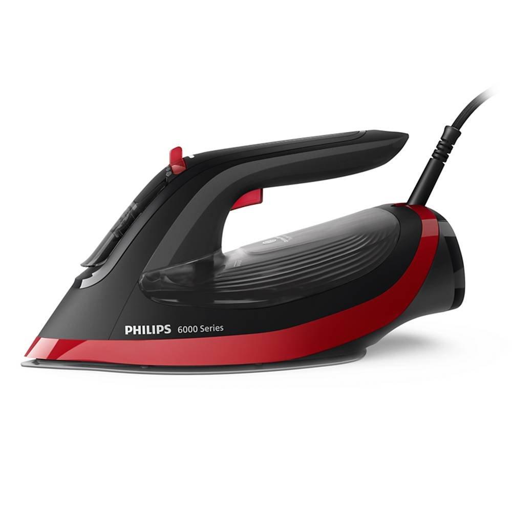 Philips 6000 Series Steam Iron, 2800 W, DST6130/46 - Black & Red.