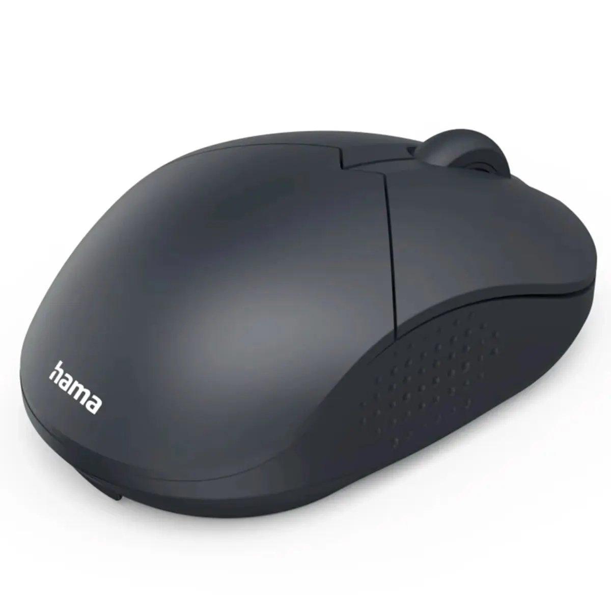 Hama WM-150 Mini Wireless Mouse, Optical, 3 Buttons, Silent Click, 2.4GHz, USB Receiver, 00173076 – Black