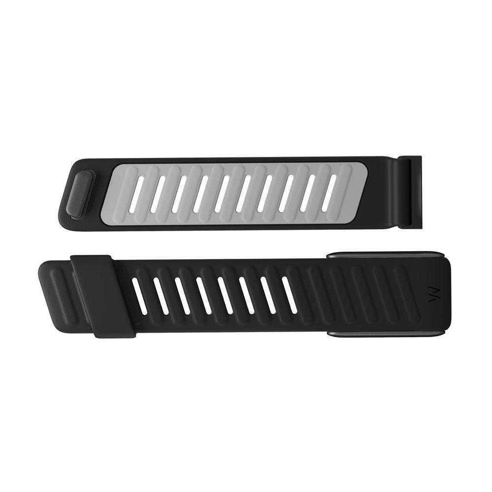 WHOOP 5.0 SportFlex Band, Black/Dark Grey (Gravity) 