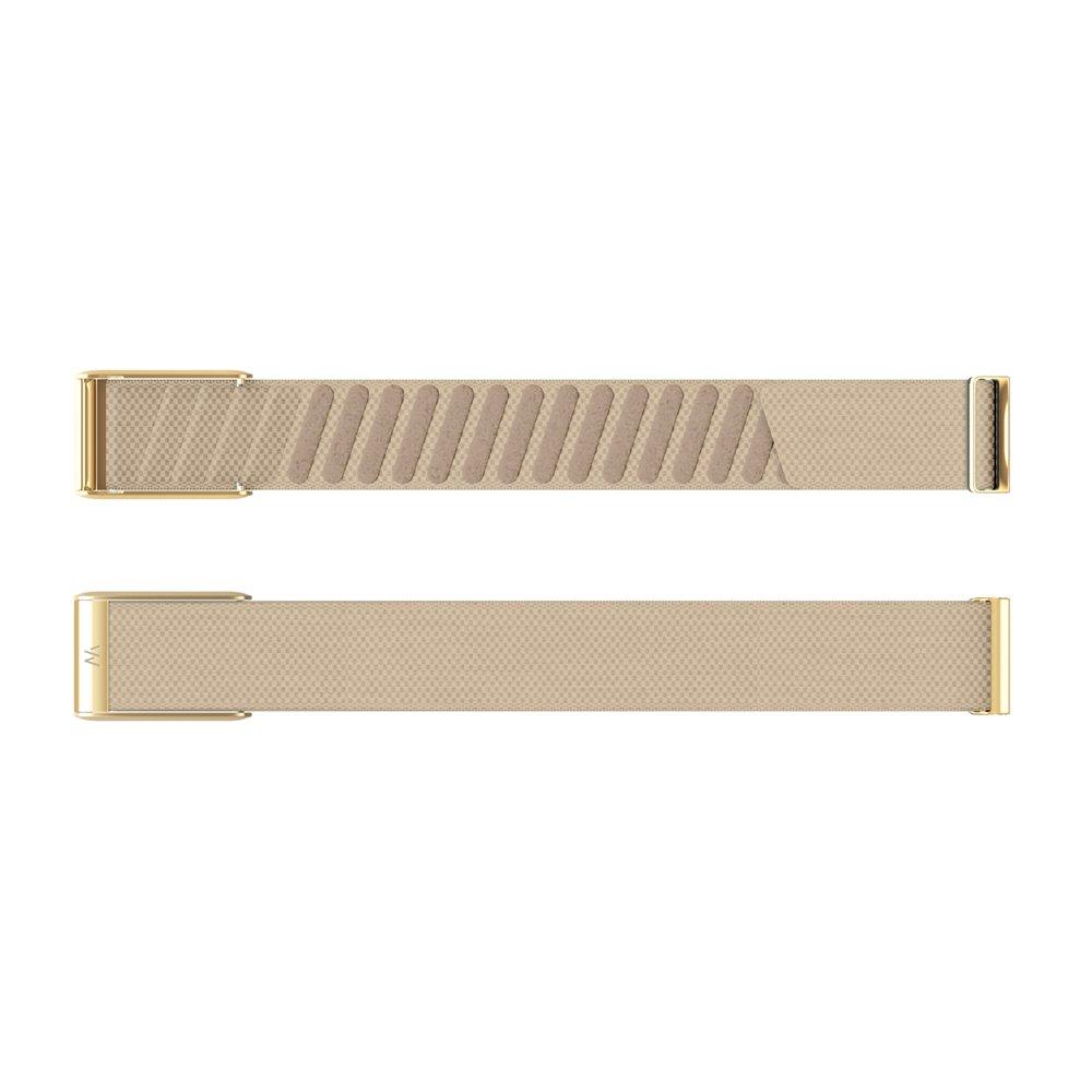 WHOOP 5.0 SuperKnit Luxe Band, Dune/Gold