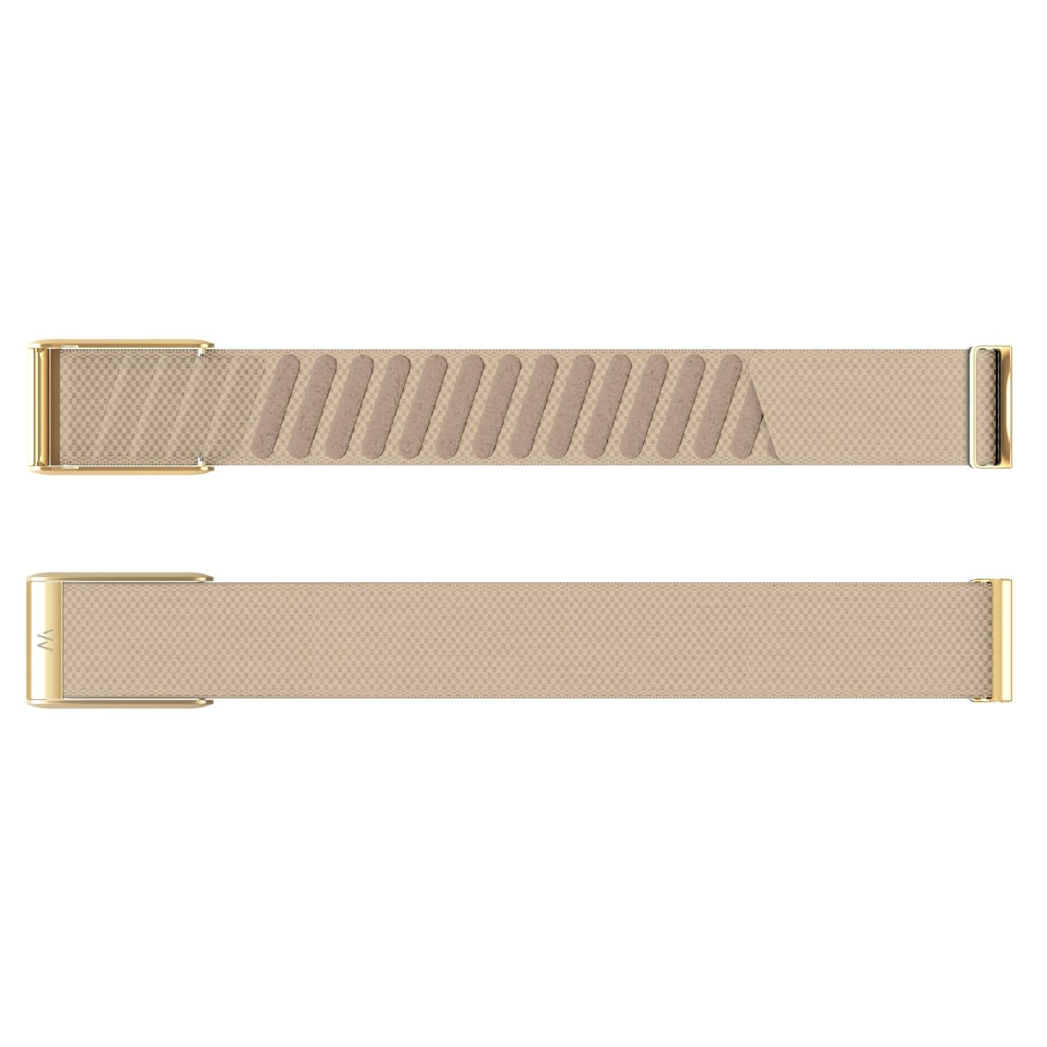 WHOOP 5.0 SuperKnit Luxe Band, Dune/Gold