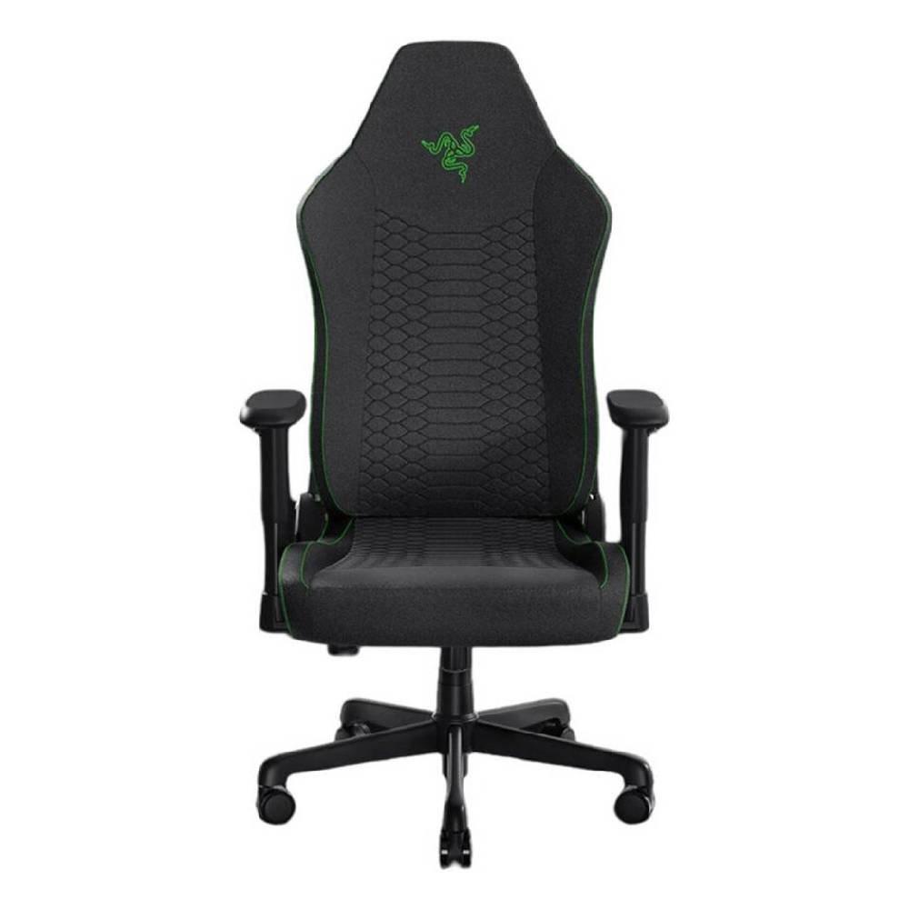 Razer Iskur V2 X Gaming Chair, Built-In Lumbar Support, 2D Armrests, High-Density Foam Cushions, RZ38-05310700-R3G1 – Black/Green