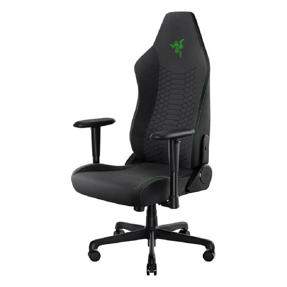 Razer Iskur V2 X Gaming Chair, Built-In Lumbar Support, 2D Armrests, High-Density Foam Cushions, RZ38-05310700-R3G1 – Black/Green