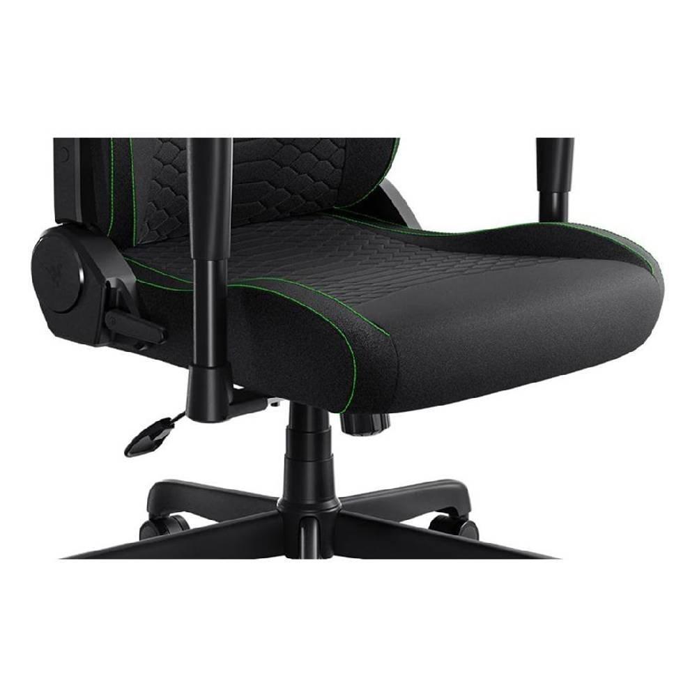Razer Iskur V2 X Gaming Chair, Built-In Lumbar Support, 2D Armrests, High-Density Foam Cushions, RZ38-05310700-R3G1 – Black/Green