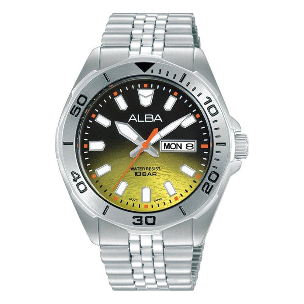 Alba Casual Men’s Watch, Analog, 42mm, Stainless Steel, SET AV3583X1 - Silver