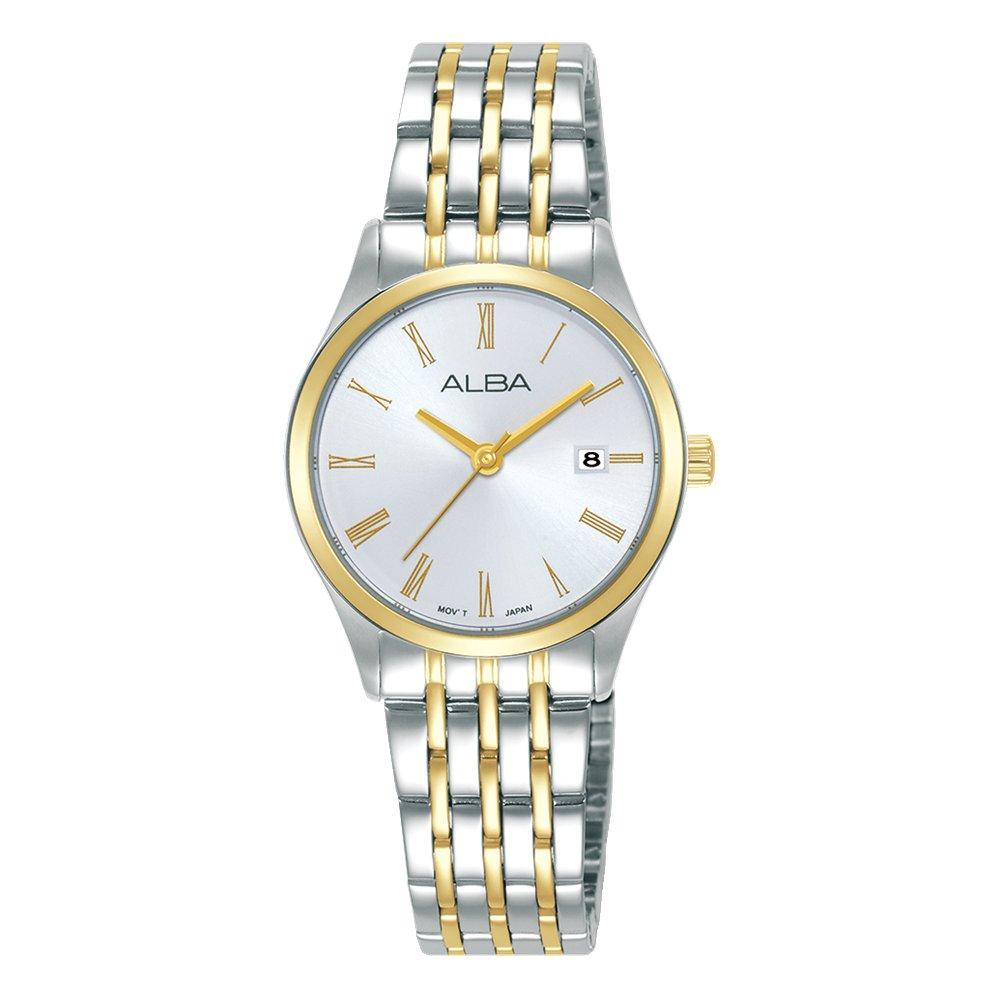 Alba Fashion Women’s Watch, Analog, 26.5mm, Stainless Steel – Silver/Gold