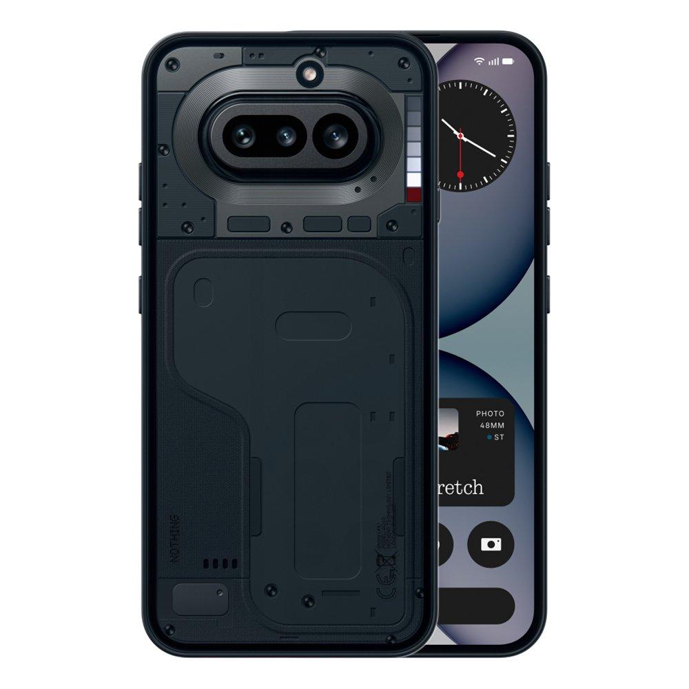 Nothing Phone 4a, Snapdragon 7s Gen 4, 12GB RAM, 256GB, 6.78-Inch AMOLED Display – Black + Nothing CMF Buds 2 Wireless Earbuds - Dark Grey