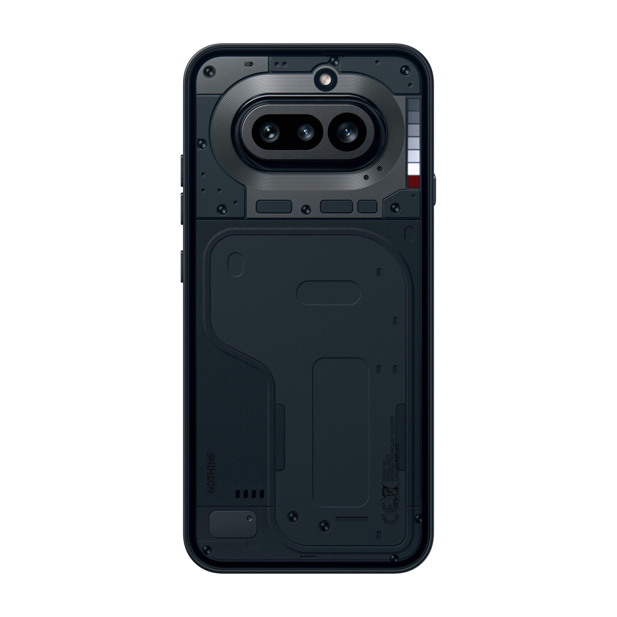 Nothing Phone 4a, Snapdragon 7s Gen 4, 12GB RAM, 256GB, 6.78-Inch AMOLED Display – Black + Nothing CMF Buds 2 Wireless Earbuds - Dark Grey