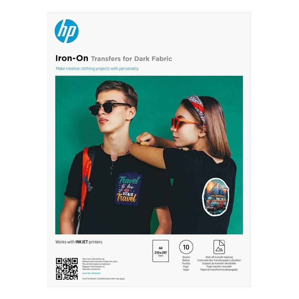 FOC HP Iron-On A4 Transfer Paper for Dark Fabric