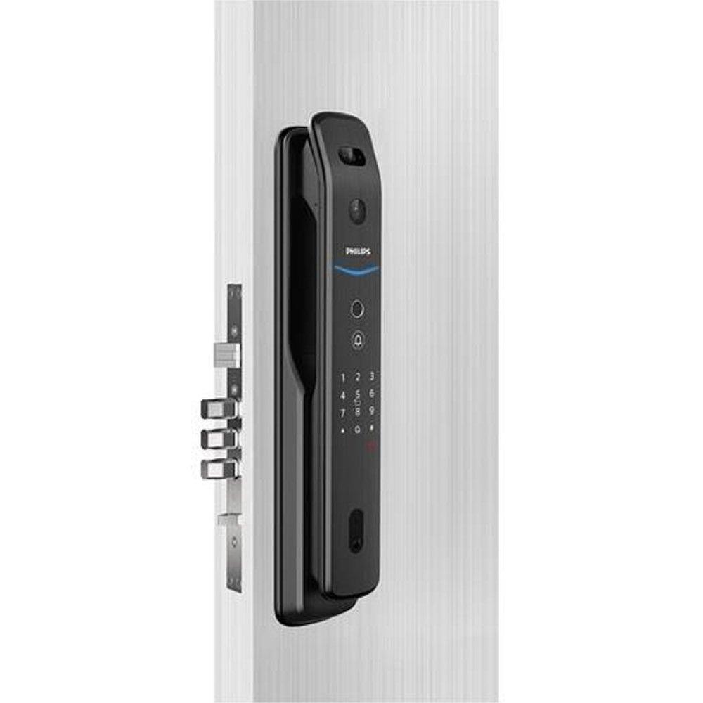 Philips 7000 Series Facial Recognition Smart Door Lock, Face Id, DDL709-FVP-7HWS- Black